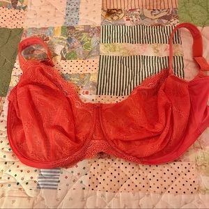 Panache Super Wire Bra Elsa Size 32JJ Coral